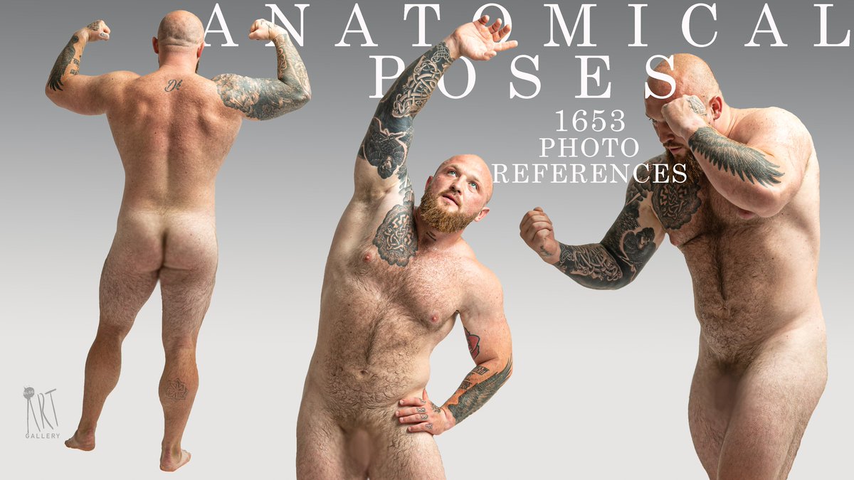 ArtBloggallery's tweet photo. Study strength, balance and gesture ✏️
Anatomical poses — 1653 male photo references for drawing and sculpting.
Full pack: $15 on Gumroad & Patreon. Links below ↓
#FigureDrawing #AnatomyStudy #ArtReference #Sculpting https://t.co/ezwJlObhmv