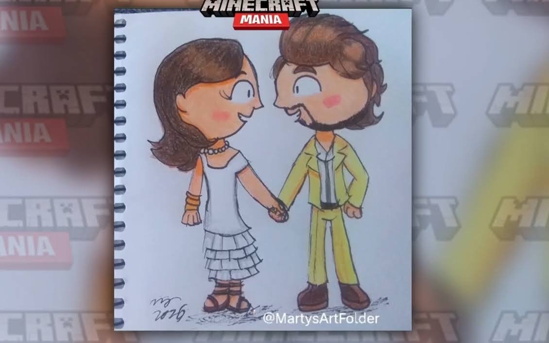 MartysArtFolder's tweet photo. Salí en Minecraft mania🤩✨️ https://t.co/ZgJu2tG0si