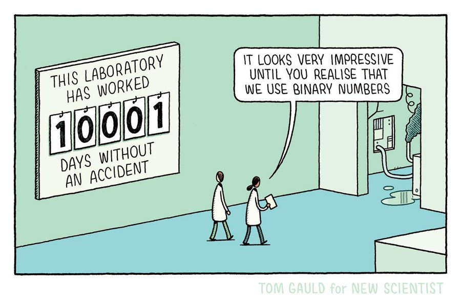 pickover's tweet photo. The numbers in our lives.

By Tom Gauld, @tomgauld, https://t.co/3lHlcm0lgz, Used with permission. https://t.co/s5NSPrEiq4
