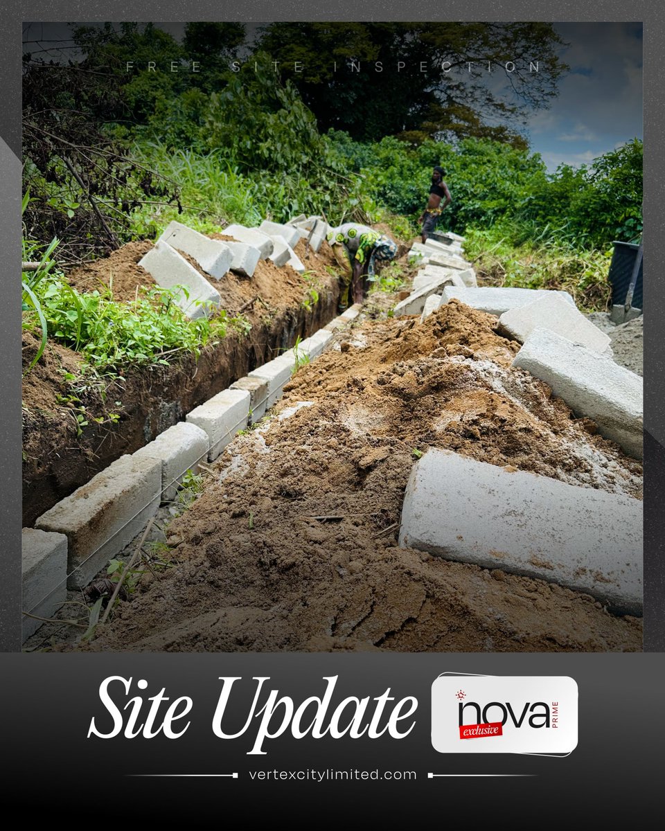 VertexCity's tweet photo. There’s a different kind of confidence that comes from watching your land investment turn into something you can actually see.

Nova Prime Exclusive — development you can see, value you can follow. https://t.co/ZB19ieAytP
