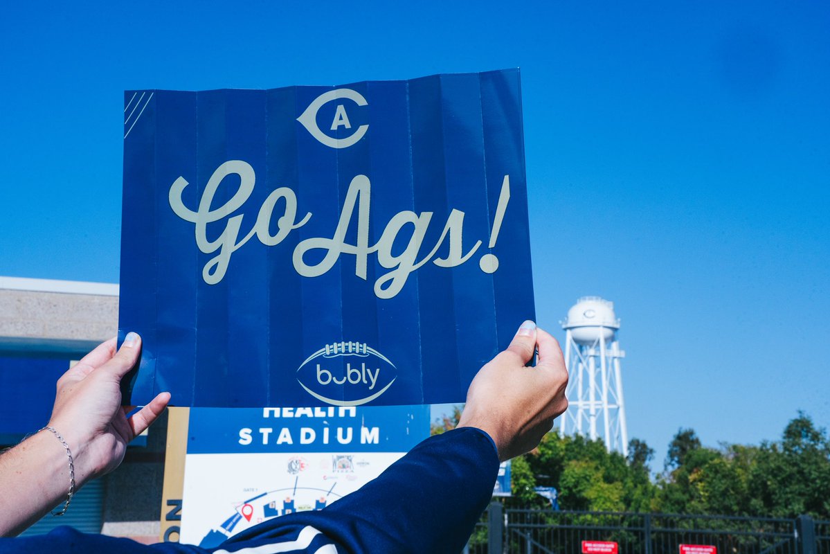 UCDfootball's tweet photo. Calling all students 🗣️

Get loud to cheer on our Aggies by grabbing an official UC Davis paper hand clapper at the student gates prior to tomorrow night’s home opener!

Arrive early and pack the stands ‼️

#GoAgs | #Shredville https://t.co/ltYJbLApzR