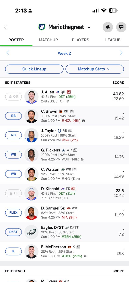 ChampK4Christ's tweet photo. @PPRFantasyTips Here you go https://t.co/7gzS6Mko1z