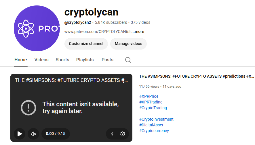 cryptolycan2's tweet photo. Concealing a video behind a false 'unavailable' message when it remains perfectly accessible is a calculated ploy to ensuring the masses remain oblivious to this? Ah, YouTube…
#mtl #loan #crypto #metal
@MetalBlockchain
@XPRNetwork
🫳⬇️⬇️⬇️
https://t.co/zY00SHwZtv https://t.co/tYy3rYDR72