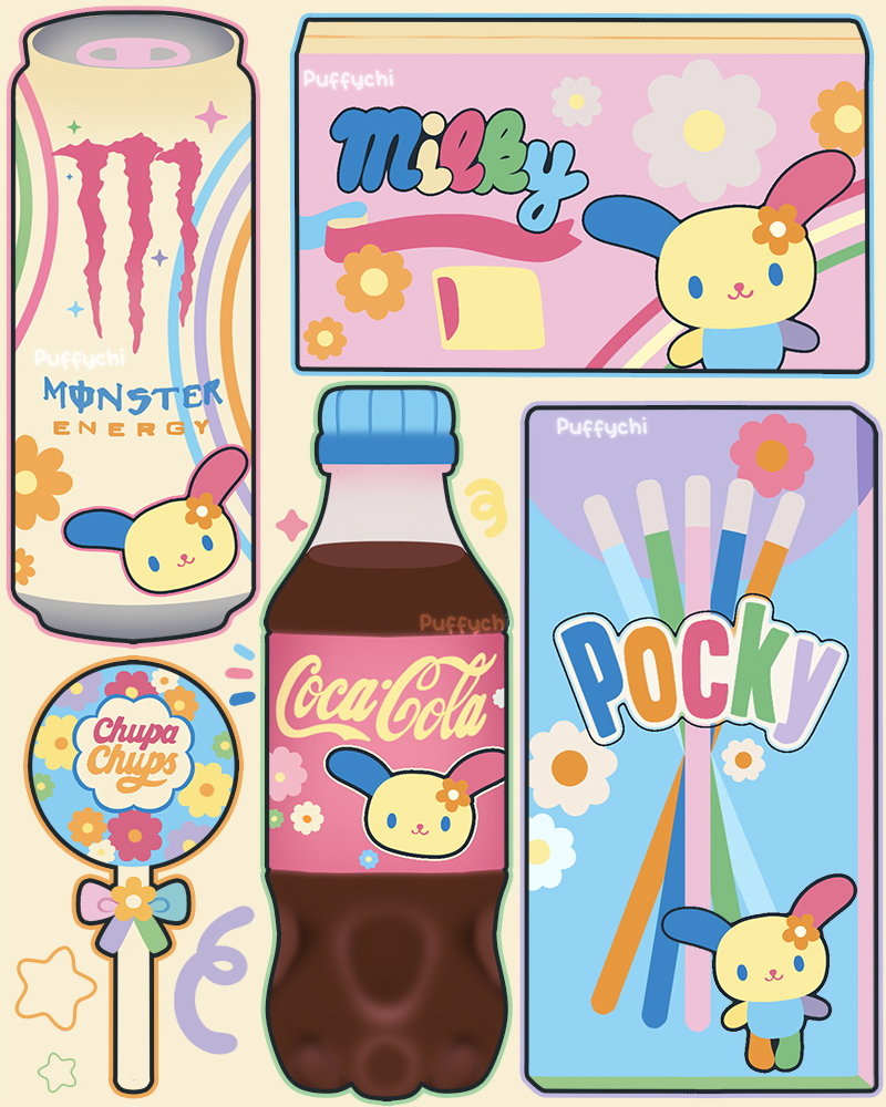 puffychii's tweet photo. Ushana snacks 🍀🌈♪⋆｡˚ https://t.co/sJNwEo3YW4