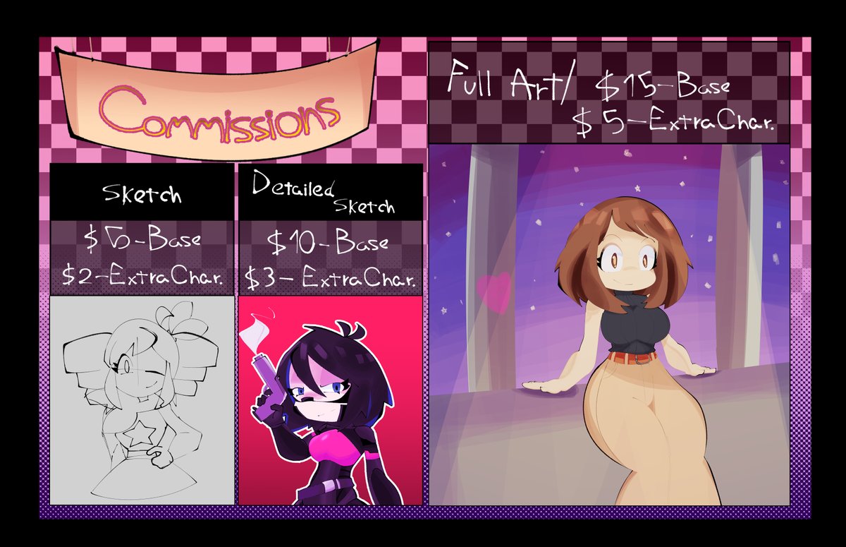 ImRayo_rial's tweet photo. Heyyyy, I open comms so if you want a comm, send a DM, 10 slots open for the moment :D https://t.co/MnZxClkC8Y