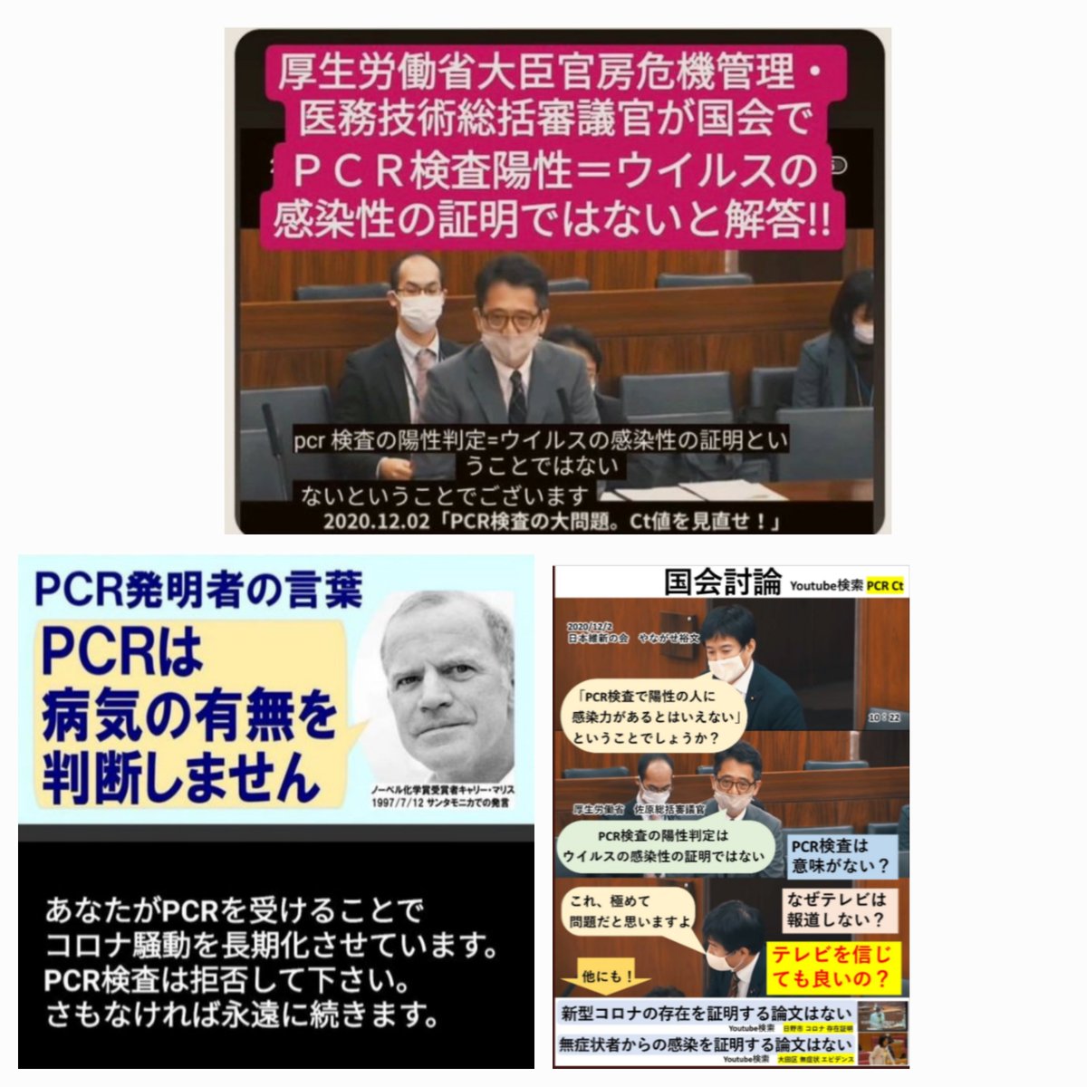 TianY46658's tweet photo. PCR検査の嘘https://t.co/LD2CWzud0H https://t.co/y433go2ESF