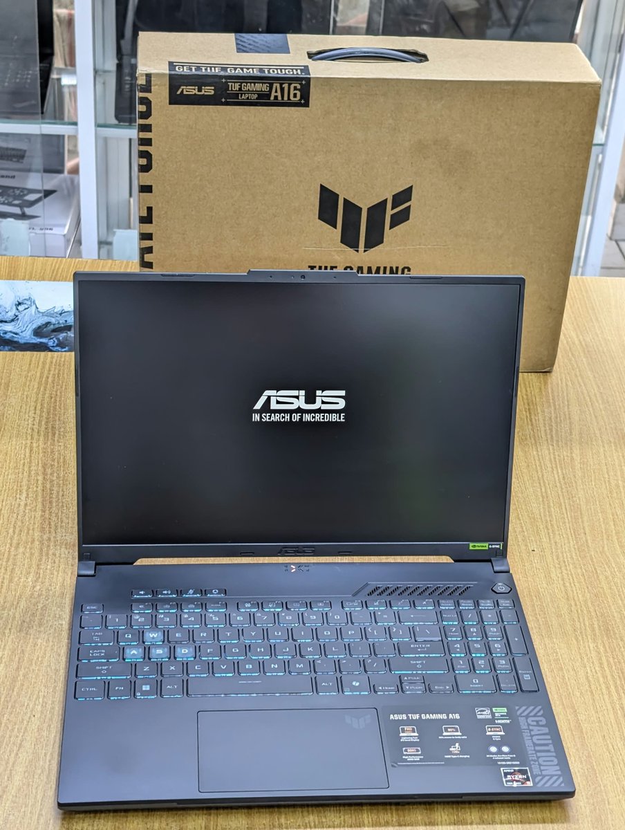 OffixpressCm's tweet photo. 🔥 NOUVEL ARRIVAGE : Asus TUF Gaming A16 ! 🚀
​💻 Écran 15.6" FHD 144Hz
🧠 AMD Ryzen 5 7535HS
🎮 NVIDIA RTX 4050 (6Go dédiés)
⚡ 16Go RAM DDR5 | 512Go SSD NVMe
⌨️ Clavier RGB | Wi-Fi 6 | Win 11 Pro
​📦 Neuf sous carton + Garantie 12 mois !
​#AsusTUF #GamingLaptop #RTX4050 
Prix: 700.000 FCFA