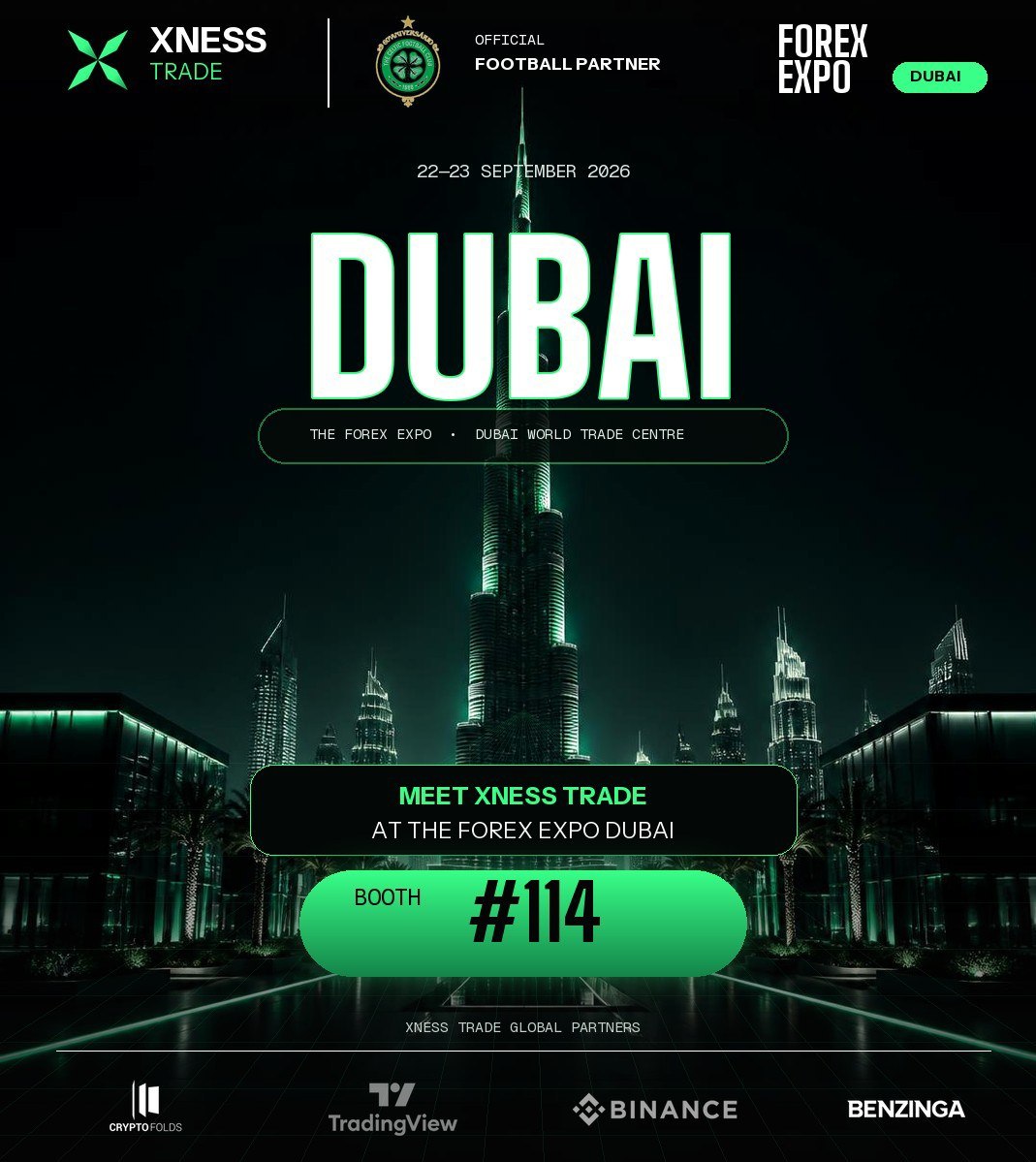 belel_hassan's tweet photo. 📷 XNESS TRADE is coming to Dubai Forex Expo 2026! 📷 Connecting, innovating, and shaping the future of trading.  @xnesstrade 
📷 #XnessTrade #DubaiForexExpo2026 #ForexExpo #ForexTrading #Trading #Dubai #ForexCommunity #Fintech https://t.co/CxBTGt27K7