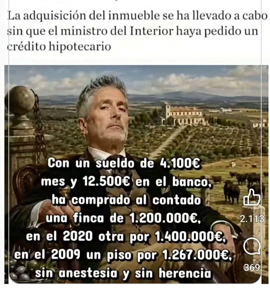 josecalvogomez's tweet photo. Sra.Hacienda:
Haga el favor de investigar de donde ha sacado el dinero Marlaskita el traidor y carga mandos de la Seguridad del Estado https://t.co/IhfecdTTiY