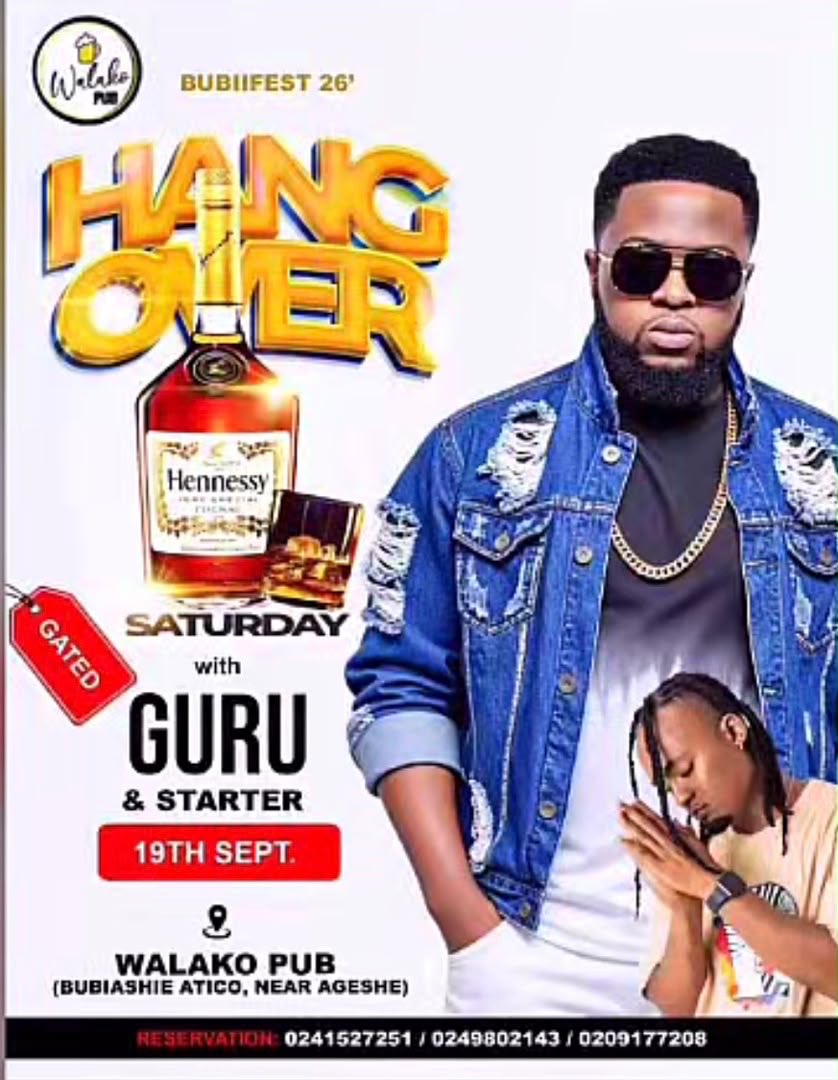 walakopub's tweet photo. 📍 Bubiashie Atico, Near Ageshe
🔒 Gated Event
📞 Reserve your section: 0241527251 / 0249802143 / 0209177208  

#Bubiifest26 #WalakoPub #GuruNKZ #AccraNightlife #GhanaEvents #IconicDudeGH #AccraGhana #Bubiashie #TikTokGhana #WeekendVibes #FypGhana https://t.co/LOBDTXmgvk