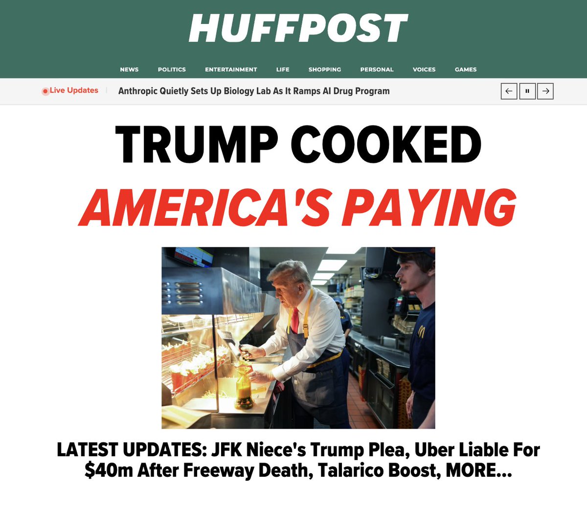 HuffPost tweet picture