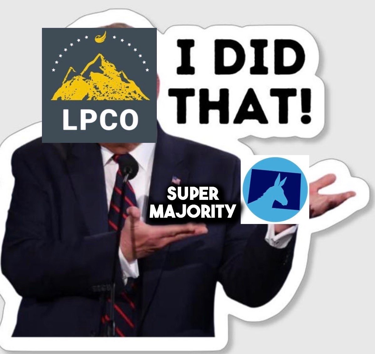 LPofPC's tweet photo. If you want to support democrats, join the democrat party and work to change it from within. https://t.co/hq3A9pBRcc