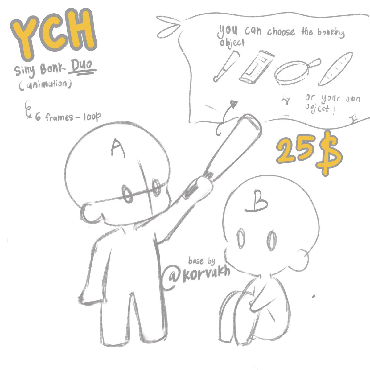 korvakh's tweet photo. Hi! My YCH commission is open on VGen. I’m taking 3 slots before the end of this month 🧡

#artcommision #Vgencommissionㅤ #ych https://t.co/zOCTtDLgmo