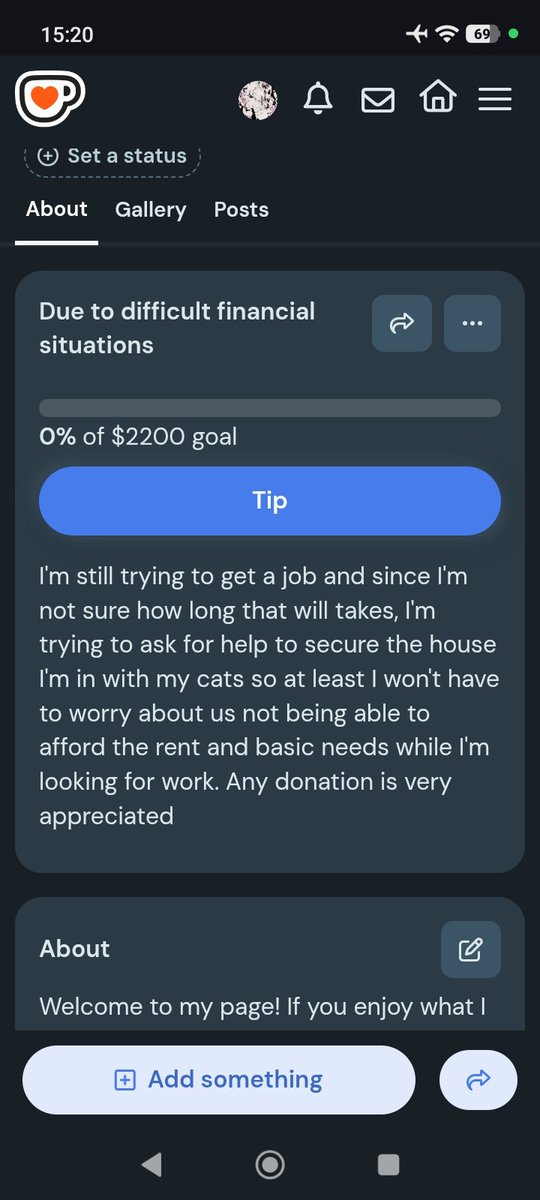 lostumbreIla's tweet photo. Hi guys. If you can spare a share or help us so I can sustain my cats, myself and pay rent due to financial issues and the difficult I'm facing while trying to get a job, that would help us a lot. My kofi is linked below. It would mean the world if you can help my cats and me 🩷 https://t.co/RpCd9Fu7vt