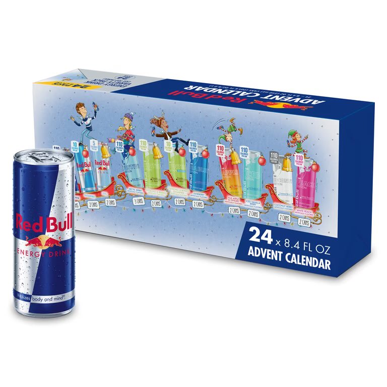 SnkrsStock's tweet photo. Ad: Pre order Red Bull Energy Drink Variety Advent Calendar Pack, with 80mg Caffeine, Taurine &amp; B Vitamins, 8.4 fl. oz., pack of 24 Cans 

These usually sell out 

https://t.co/f0SBXciB4n https://t.co/sioVivLaGz