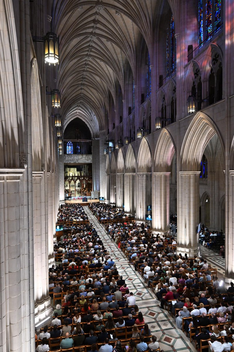 Ch_JesusChrist's tweet photo. PHOTO OF THE WEEK: President Dallin H. Oaks invites the world to remember that "knowing we are all children of God gives us a divine vision of the worth of all others” during his address in the Washington National Cathedral on Wednesday, September 16, 2026. https://t.co/NVPAEmEQDO