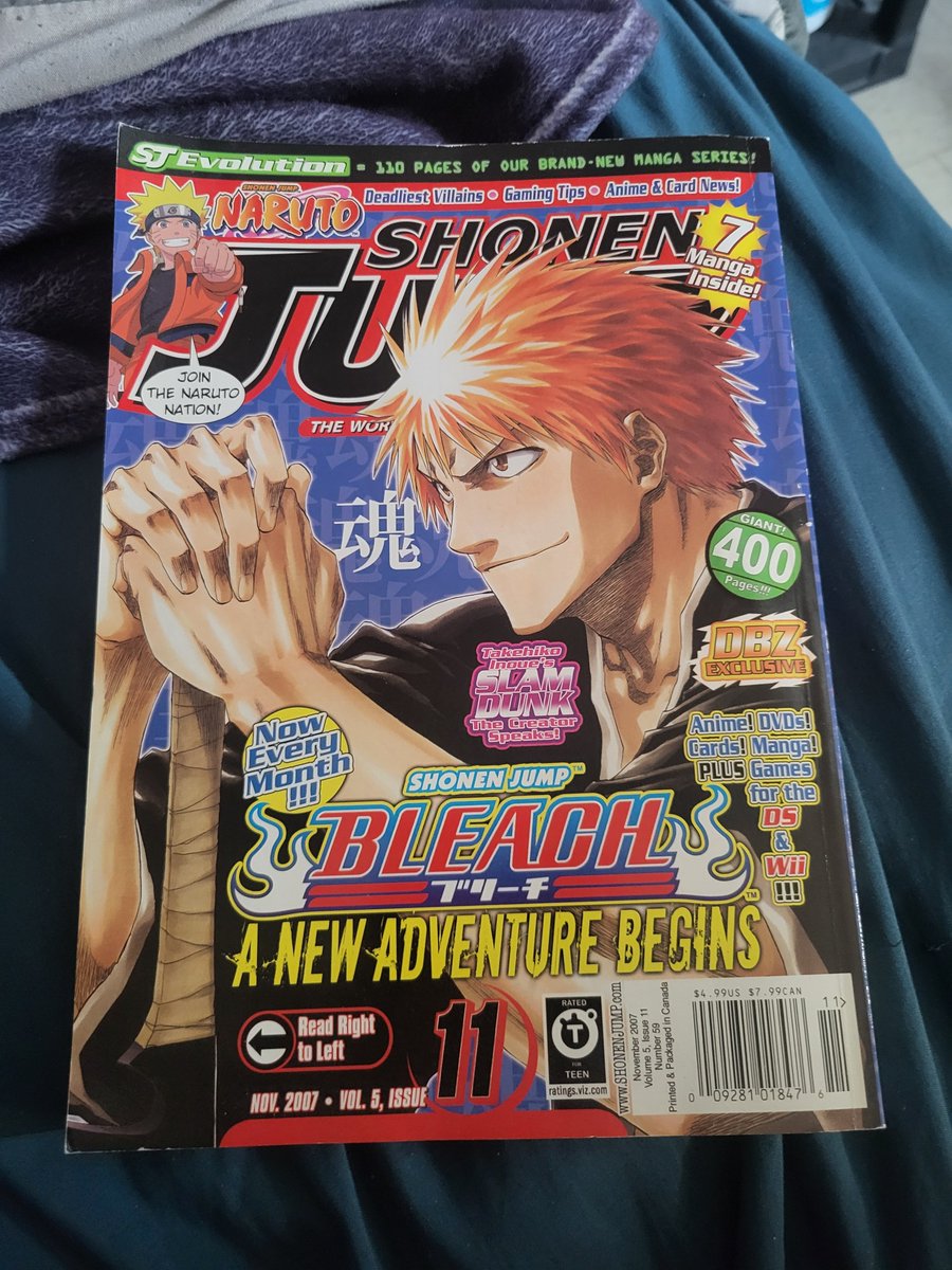 Nosk_RXM's tweet photo. @SikesVinne The source is this *Shonen Jump* magazine, and what you said doesn't rule out the possibility of Rukia and Ichigo having a relationship; after all, if she became human, it means she acquired the age and body of a teenager—just like what happened with Isshin when he "became human" https://t.co/1kFiNmEPDF