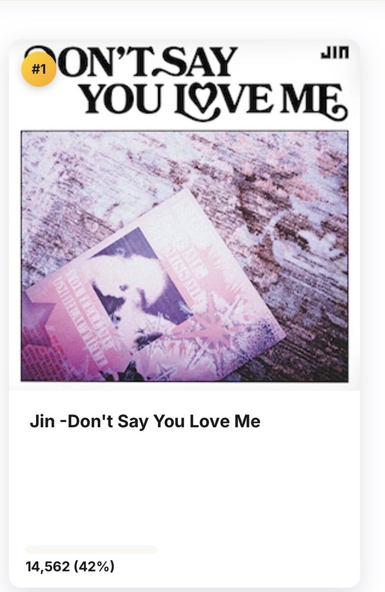 jinspacelatam's tweet photo. 🏆 GOLDEN AWARDS 2026 — ¡VOTEMOS POR JIN!

Tenemos 3 categorías en la misma página:

🥇 Golden KOREAN RECORD OF THE YEAR
🎵 DSYLM — JIN
🔗 https://t.co/IeNpD5jTlH

🥇 Golden K-pop Artist of the Year
👑 JIN
🔗 https://t.co/RVeo8w4iFP

🥇 Golden K-POP SONG OF THE YEAR Award (2026)
🎵 DSYLM — JIN
🔗 https://t.co/FgLXyEGCyr

⏰ 1 voto cada hora por categoría
📲 Comparte tu voto para conseguir 1 voto extra.

🎟️ Descarga la app POP GOLDEN y recolecta tickets de votos para sumar más votos.

🟢Android:https://t.co/UTp9rONM50

🍎iOS:  https://t.co/NX0QiQXGsq

¡AUMENTEMOS EL GAP!
Cada voto cuenta. No dejemos pasar ninguna hora, Atunas.
