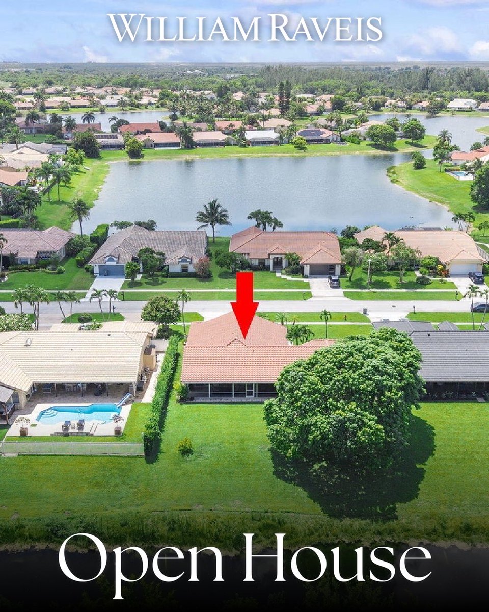 CarlaKRealtor's tweet photo. OPEN HOUSE  - SUNDAY, SEPTEMBER 20  
12 to 2 pm

11294 Island Lakes Ln
Boca Raton, FL 33498

🏠 PROPERTY HIGHLIGHTS
🛏️ 4 Bedrooms
🛁 2.5 Bathrooms
📐 2,282 SF Under AC
✨ Updated One-Story Home
🍽️ Renovated Kitchen &amp; Bathrooms
🌀 Complete Hurricane-Protection
📞 954.655.2972 https://t.co/EOf7FD8X8O