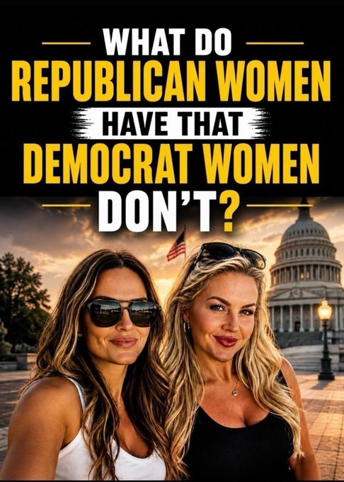 FloraDiazobeu's tweet photo. WHAT DO REPUBLICAN WOMEN HAVE THAT DEMOCRAT WOMAN DOBT ??? https://t.co/bW0cdNBiW2