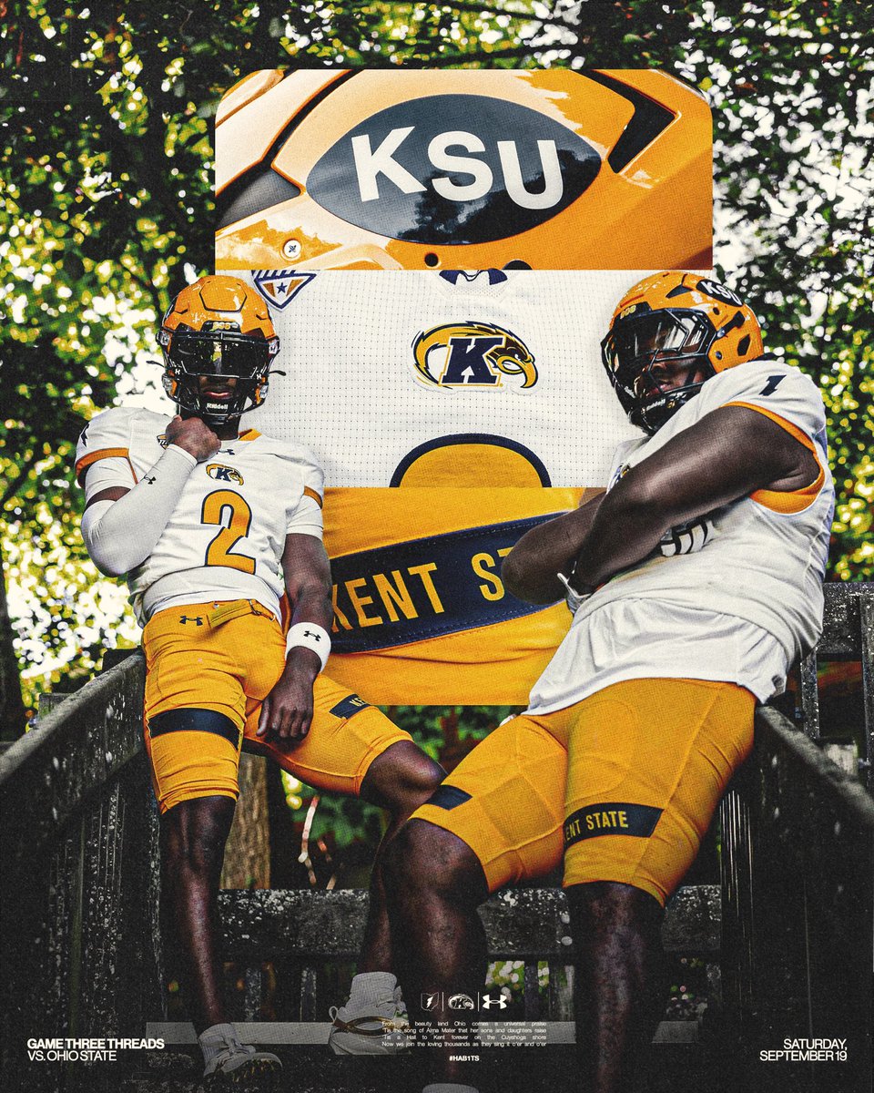 KentStFootball's tweet photo. 𝗚𝗔𝗠𝗘 𝟯 𝗧𝗛𝗥𝗘𝗔𝗗𝗦 ⚡️

#GoFlashes⚡️ | #HAB1TS https://t.co/Hx8VoCrdp3
