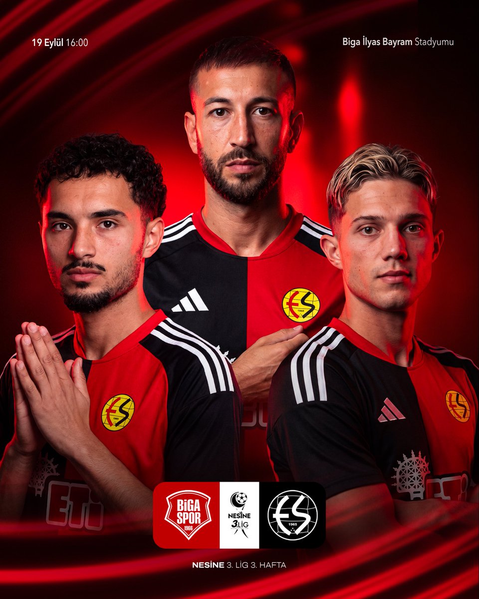 Eskisehirspor's tweet photo. 🏆 Nesine 3. Lig 3. Hafta
🆚 Bigaspor
🗓 19 Eylül Cumartesi / 16:00
🏟️ Biga İlyas Bayram Stadyumu
📺 Tivibu Spor 3 https://t.co/ya3h9YreLg