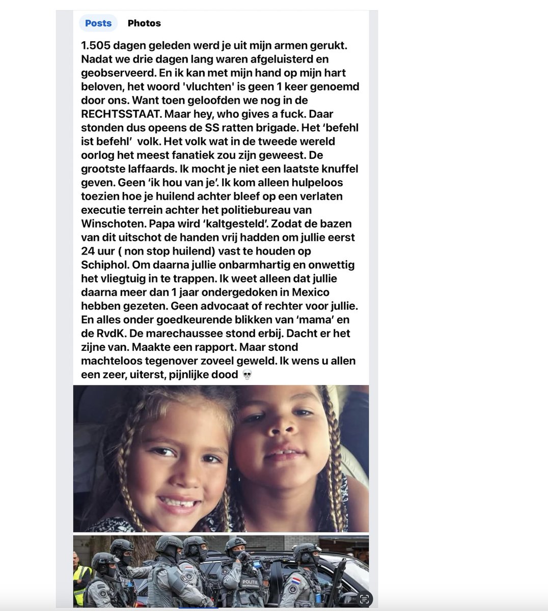 DutchRania's tweet photo. Yup, bijna 7 jaar verder en nog geen teken van leven van onze drie prachtige Nederlandse (staatsburgers) dochters. Op gruwelijke, onbarmhartige en ONWETTIGE wijze Nederland uitgetrapt. En dan kan je het opnemen tegen de @RvdK_minjenv @OM_NoordNL @POL_Drenthe en de almachtige @HaagseRechtbank #rania #isabella #annabella #Vingerhoed Never forget. Never forgive