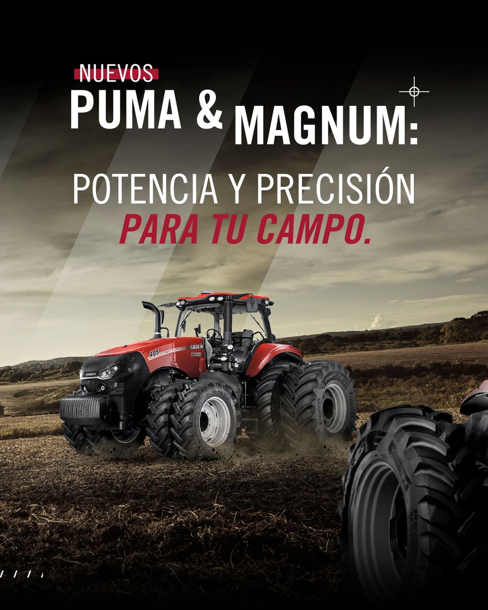 CaseIHArg's tweet photo. Puma y Magnum son parte de una nueva generación de tractores pensados para llevar tu trabajo más lejos💪🏼🌾

¿Con cuál te quedás? 
Te leemos en comentarios👇 https://t.co/yqa0PkCtI4