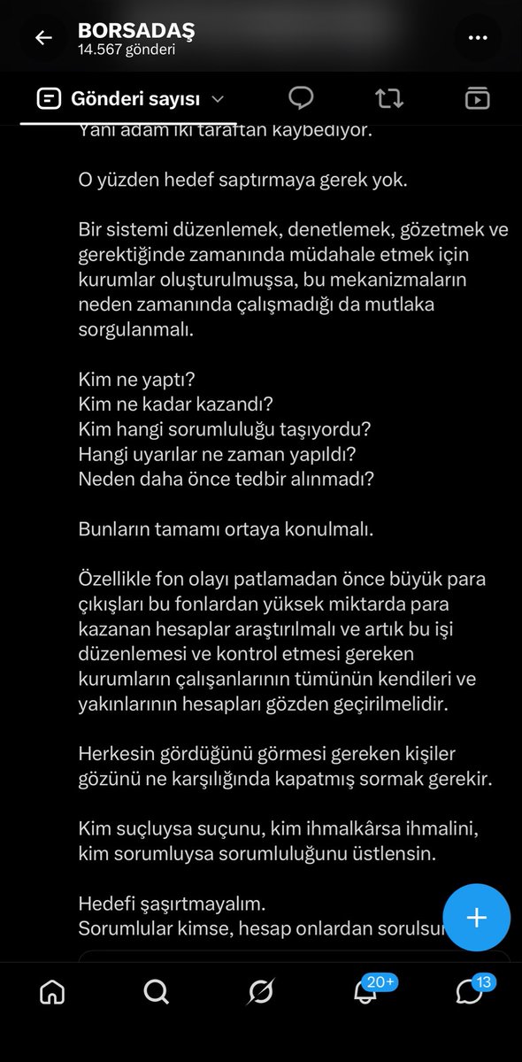 borsadaskripto's tweet photo. @BorsadasEfe hesabıma erişim engelini getirilmesine sebep olan bu gönderidir. Bu sistemi düzenlemek ve denetlemekden sorumlu olan kişilere hesap sordum ne kazandılar sorumlular kim neden daha önce tedbir alındı dediğim için kısaca yatırımcının sesini duymaya çalıştığım için beni de susturmaya çalıştılar.

Biz zaten adaletin olmadığını biliyorduk şimdi de yaşayarak gösterdiler.