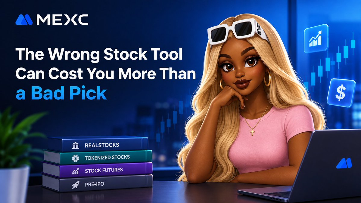 nonye_silver's tweet photo. The biggest mistake in Stock trading is picking the wrong tool.

A long-term investor, trader or someone seeking simple USDT exposure don't have the same objective.

That's why @MEXC offers different Stock products for different needs.

🧵Let's break it down #MEXC0808 https://t.co/RAIHZ4xU3H