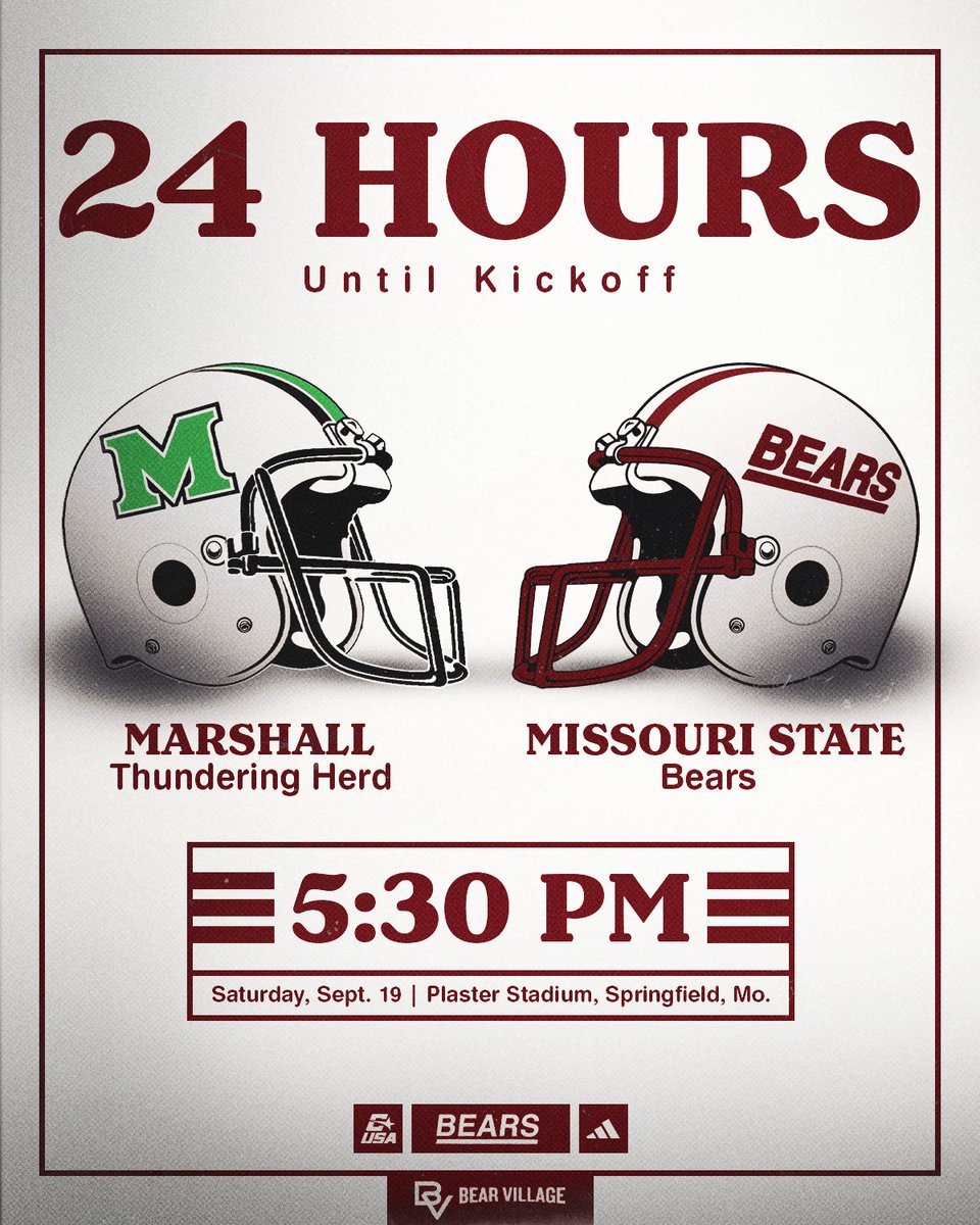 MoStateFootball's tweet photo. 𝟮𝟰 𝗵𝗼𝘂𝗿𝘀...

#ItTakesUsAll | #NoStateLikeMoState https://t.co/3VqKKCq4Pg