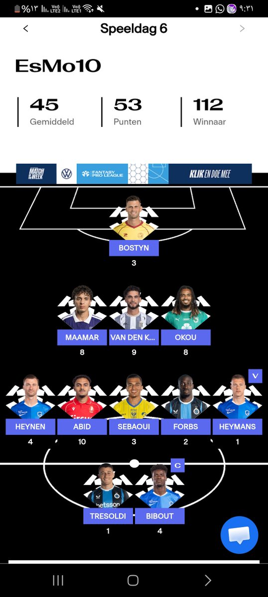 FPL_E1's tweet photo. Fantasy Pro League Gameweek 6 

✨ Points: 46
Total point: 304
📊 Rank: 8167

#FantasyProLeague #JPL https://t.co/jrD0btrl2c