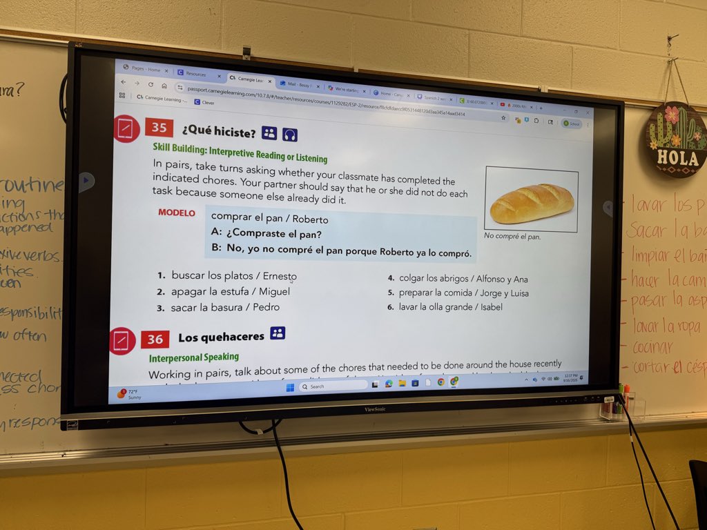 LHS_SSCoach's tweet photo. I took another trip outside of SS this week and landed in Spanish 😊. Ms. Perez is such a rockstar! She modeled, checked for understanding, and used students prior knowledge to get them up and talking. @MCWilkinsPhD @LithoniaHigh https://t.co/tsBdF39mxt