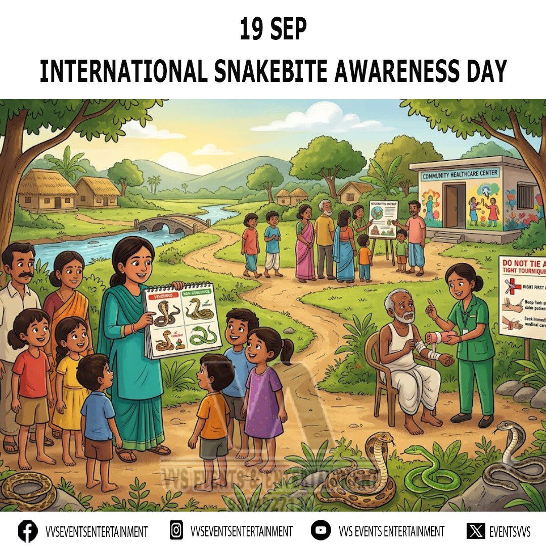EventsVvs's tweet photo. International Snakebite Awareness Day
International Snakebite Awareness Day 2026
#InternationalSnakebiteAwarenessDay
#InternationalSnakebiteAwarenessDay2026
#SnakebiteAwarenessDay
#SnakebiteAwarenessDay2026
#SnakebiteAwareness
#ISAD
#ISAD2026
#ISADay
#ISADay2026 https://t.co/o5n8pb4RLt