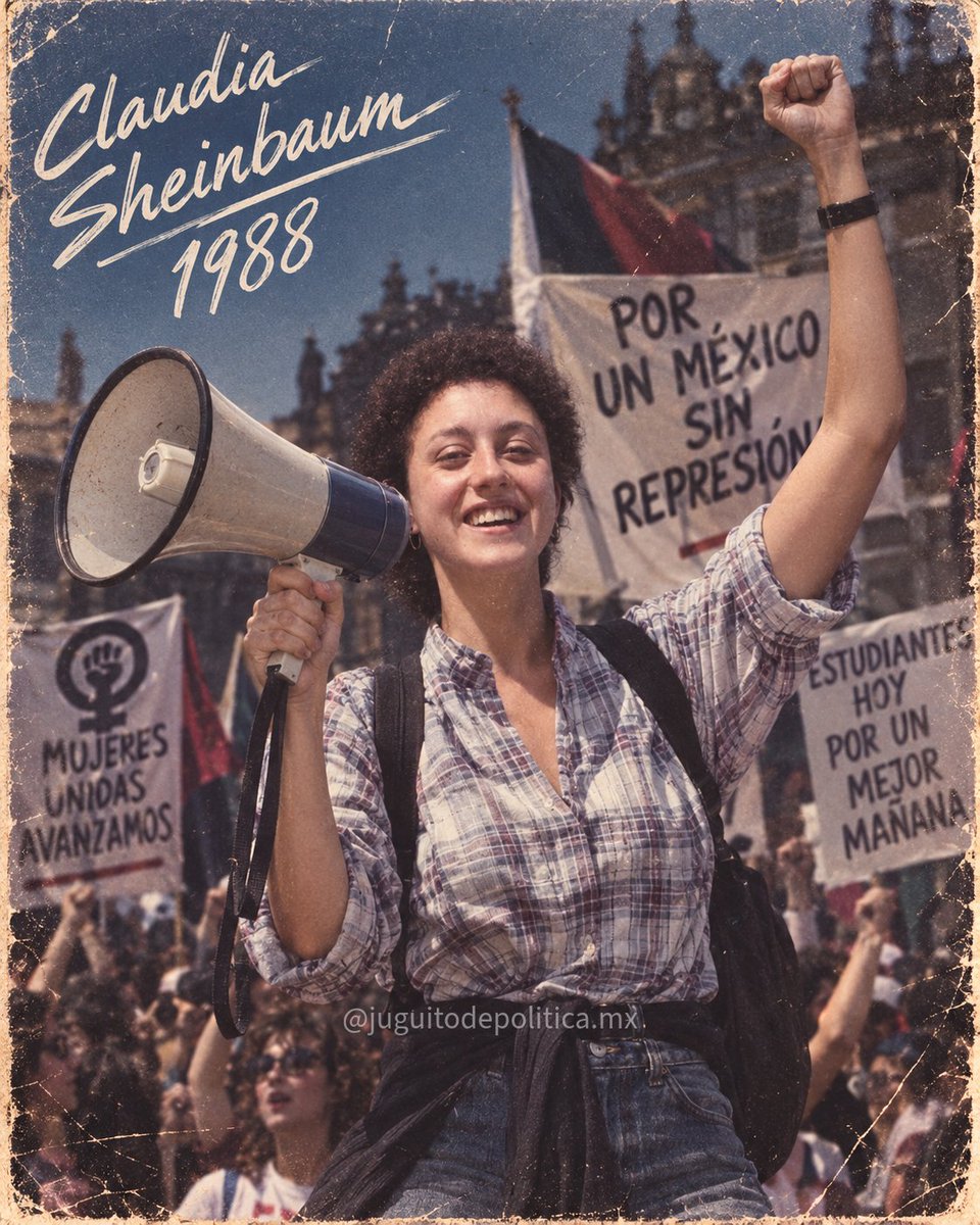 juguitopolitica's tweet photo. A Morena no le gusta nada el trend de los 80… 
quién sabe por qué 😅