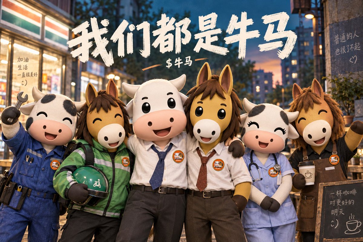 niumabsc's tweet photo. 工作不一样 想下班的心情都一样

我们都是牛马 $牛马 https://t.co/8q1gLDsSgN