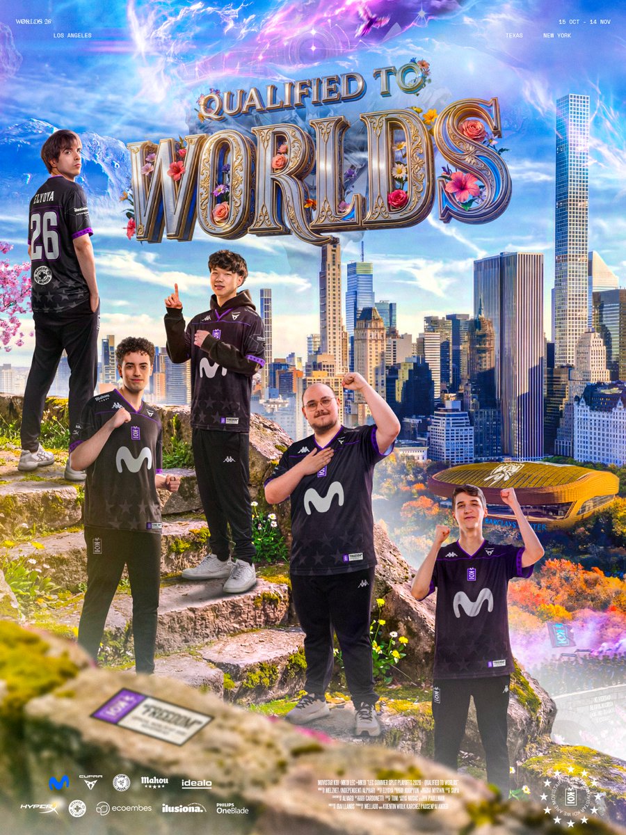 MovistarKOI_en's tweet photo. We couldn’t miss it.

#Worlds2026 is waiting for us. https://t.co/iNPeCsW8kT