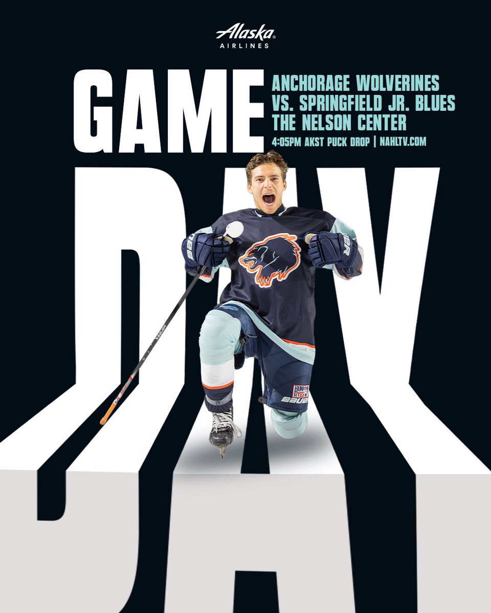 anchoragewolve1's tweet photo. 🚨𝑨𝑵𝑪𝑯𝑶𝑹𝑨𝑮𝑬 𝑾𝑶𝑳𝑽𝑬𝑹𝑰𝑵𝑬𝑺 𝑮𝑨𝑴𝑬 𝑫𝑨𝒀🚨 
🆚 Springfield Jr. Blues
⏰ 4:05pm
📍Springfield, IL
📺 https://t.co/m50dqToiED 
#LetsRage https://t.co/CRqMtuGqnt