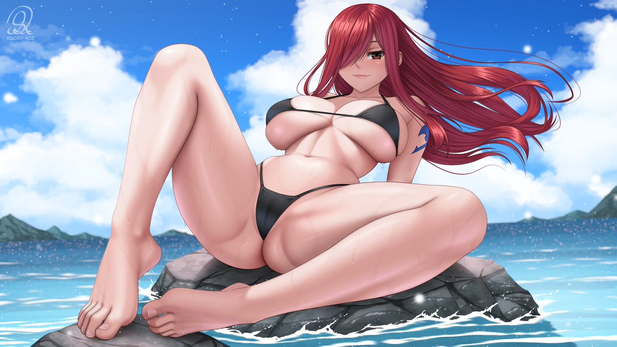 TheRockyArtist's tweet photo. Queen of the Fairies - Erza Scarlet https://t.co/tOwRhzii7H