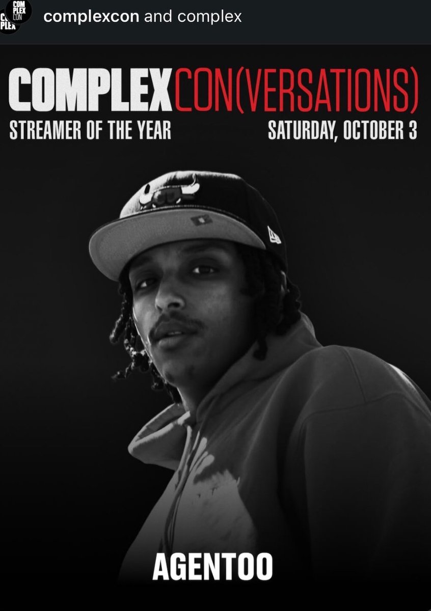 Agent00update's tweet photo. Agent, Yonna &amp; Ray will be attending ComplexCon 2026 on October 3rd and hosting a panel 👀🔥 https://t.co/8HBChsA2Yv