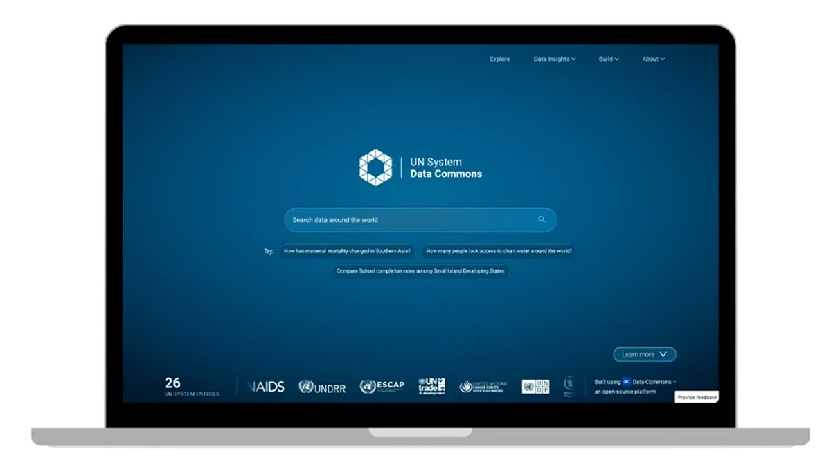 UNStats's tweet photo. A new way to access UN data is here. 🌐

The UN System Data Commons brings trusted data from 26 UN entities together in one AI-ready platform.

Making UN data easier to find, connect and use.

👉 https://t.co/fclXVA8bDw

#UNData #UN80 #AI https://t.co/iXYiUyFGmY