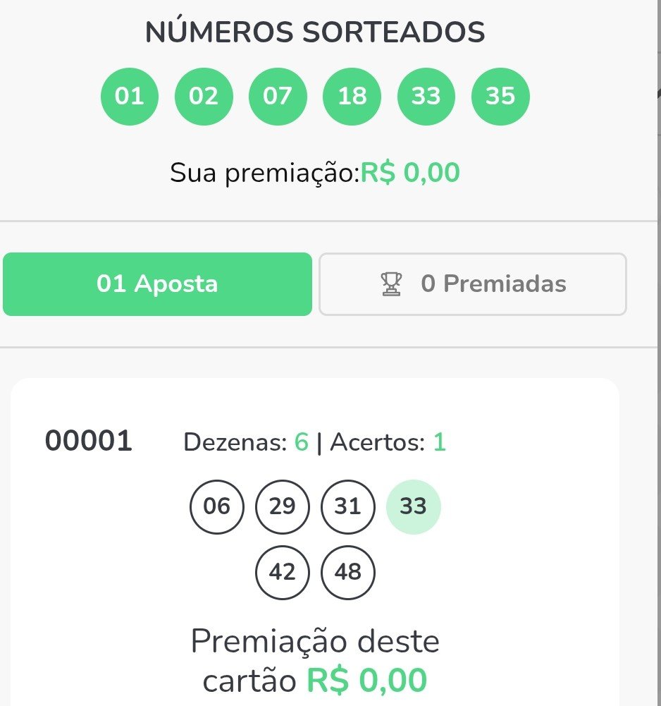 o_palpites's tweet photo. Acertamos 01 Dezena no Resultado do Sorteio de hoje Concurso: 3059.

Eai, quem acertou junto comigo?! 

Deixe nos comentários e até! 

#megasena #Acertamos #sorteio #sorte #PerformacePositiva https://t.co/K4t9HeCCXI