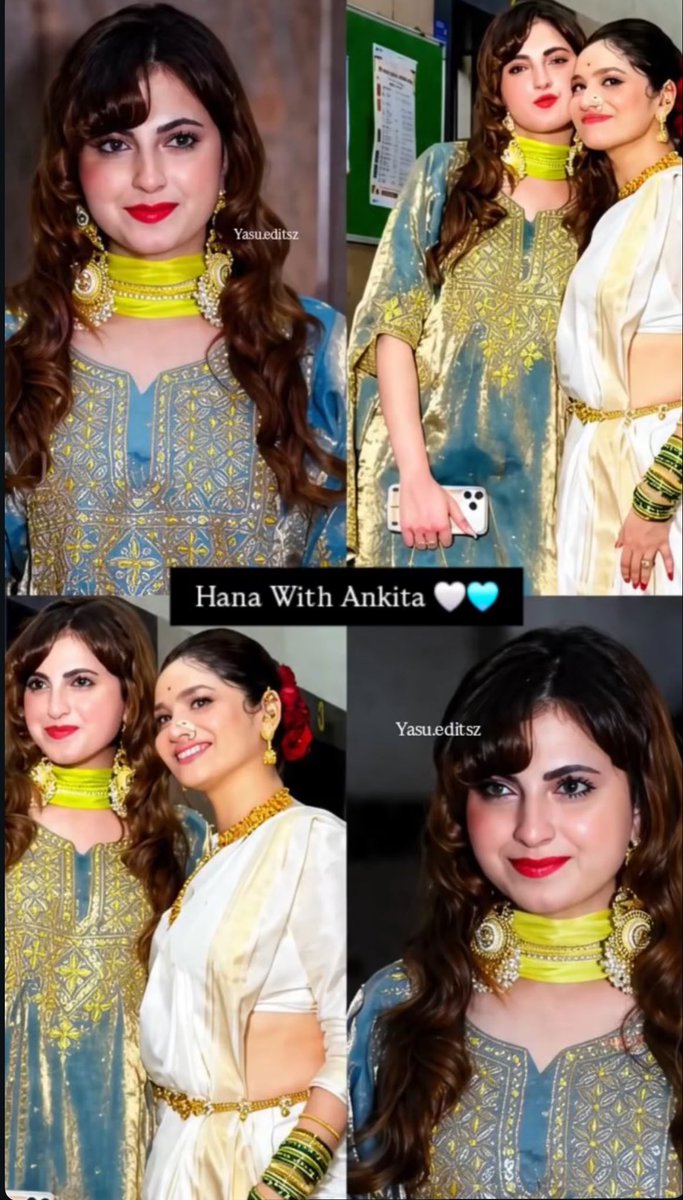 RidaFatima64695's tweet photo. Beautiful hana with Ankita ❤️❤️

#farrahanabhatt #farrhanarebballions

@Farrhana_bhatt https://t.co/jWeOpz3Uk9