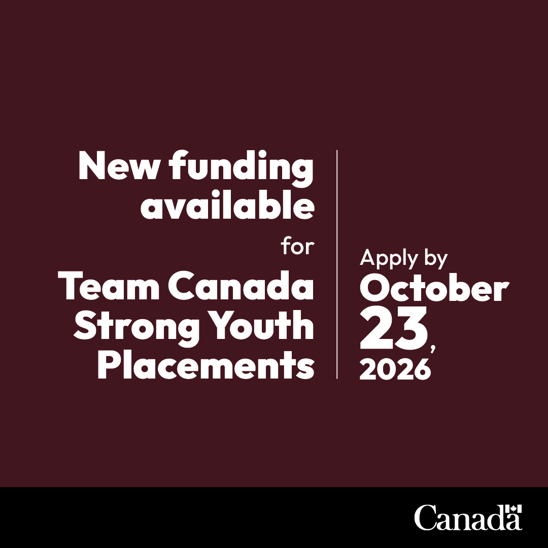 ESDC_GC's tweet photo. Team Canada Strong is creating opportunities for young Canadians in the skilled trades.

📣 Orgs: Get funding to deliver paid, entry-level placements for youth.

Submit an Expression of Interest by Oct. 23.
https://t.co/0GggwsL3CL https://t.co/3PSkN9Uevh