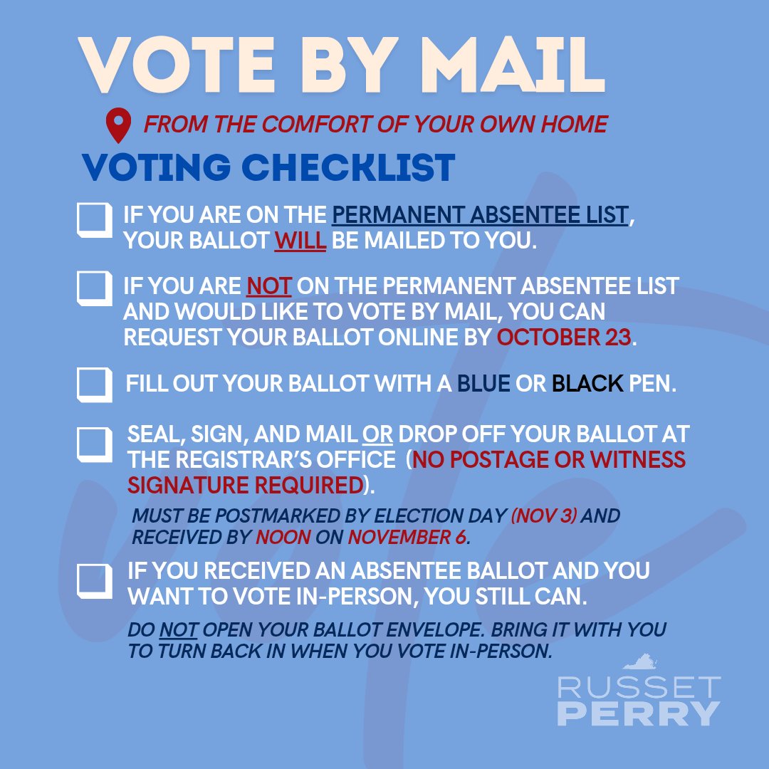 RussetPerry's tweet photo. Early voting started this morning across Virginia 🗳️  Make a plan to vote today! #VoteVA 

https://t.co/qonAWYoFEn https://t.co/F9Nv9iUlft