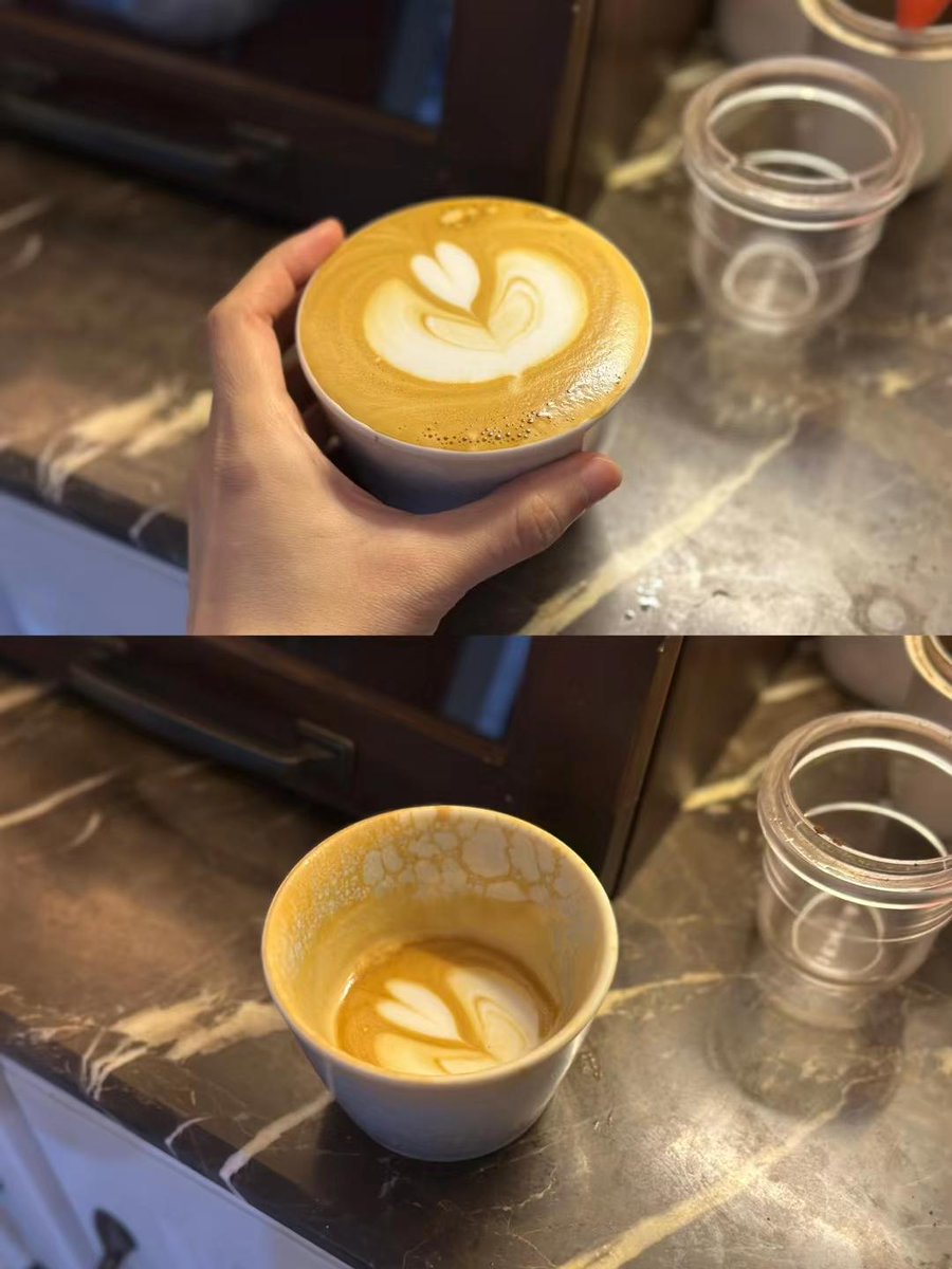 PatNopachai's tweet photo. [Quick pick-me-up: Blend iced coffee, oat milk u0026 a dash of cinnamon for a cozy 5-minute latte  Perfect for busy mornings!]， https://t.co/XzqtTAeq0K