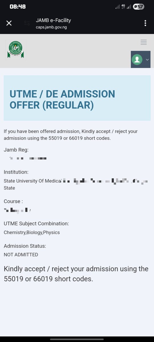 ebubechukwu203's tweet photo. The education system is really funny these days 😭 How can someone be “proposed for admission” for 2 days, then become “recommended for admission,” only to still wait another 9 days without being offered admission? Meanwhile, you’ve met all the requirements. 😭 https://t.co/7np5qaides