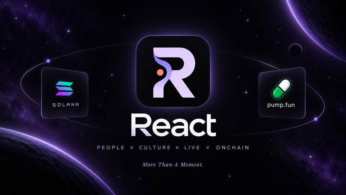 Reactonsol's tweet photo. 🧵 So what exactly is Reat?

Reat lets online communities turn live stream moments into onchain rewards.

A creator goes live → something happens → the community can launch a coin around that moment → trading generates fees that can flow back to the creator. https://t.co/BB8nxz7W6F