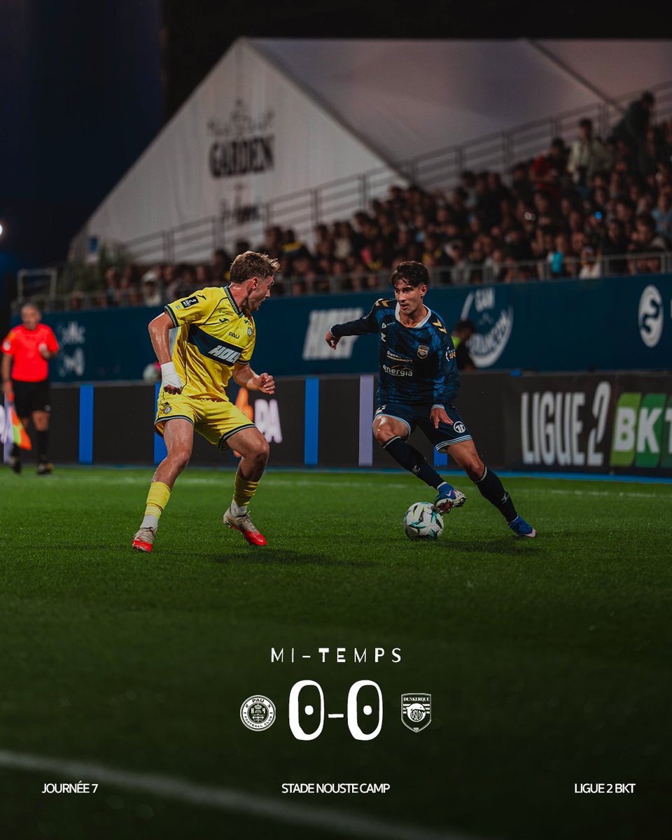 usldunkerque's tweet photo. ⏹️ Mi-temps
Réduits à 10 tôt dans la rencontre, les Maritimes tiennent bon et regagnent les vestiaires sur un score vierge.
0️⃣-0️⃣ | 45+3’
#TeamUSLD #PAUFCUSLD https://t.co/w4JQS6KGiA