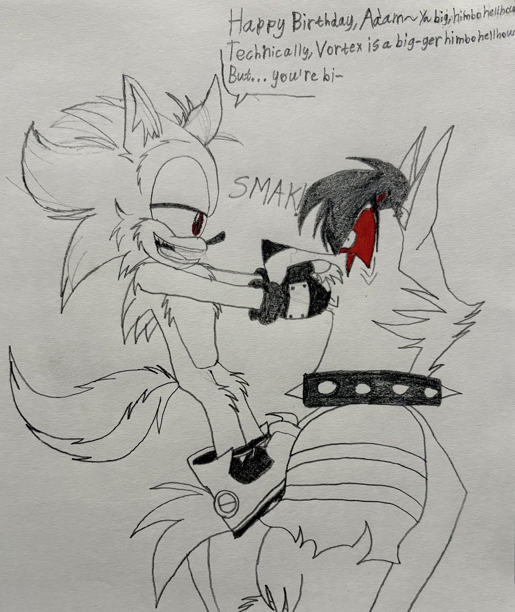 BlueBirdsFriend's tweet photo. Surprise Gift! ๐๐
Happy Birthday, Adam! (@x92) ๐ฅณ๐๐
#AXELtheHedgehog #AXEL #AdamHellhound #Adam #Hellhound #HappyBirthday #BirthdayPresent #AdamxAXEL #AdamxAXEL #Kiss #CartoonCharacter https://t.co/5kLAMzQl9Y